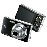 GE E1040 - Digital camera - compact - 10.0 Mpix - optical zoom: 4 x - supported memory: MMC, SD, SDHC - black