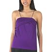 Go International® Draped Tube Top - Grape Glimmer