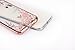 Secret Garden HAOTP Beauty Luxury Butterfly Floral Flower Diamonds Shiny Plating Frame Plating Bumper Soft Flexible TPU Transparent Skin Case for Samsung Galaxy S6 Edge Plus Swarovski Rose Gold/Pink