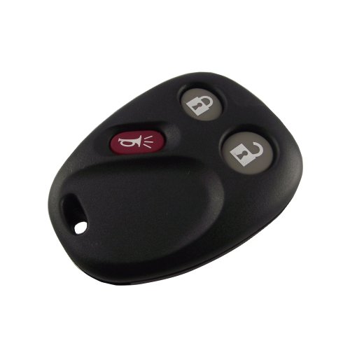 Remote keyless Replacement Car Key Fob Case Shell And Pad for GM GMC Chevy 3 Buttons No Chips