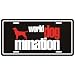 New  Labrador Retriever : World Dog - Mination  License Plate Dog