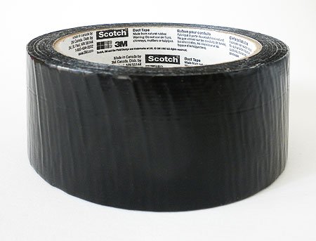 Scotch 920-BLK-C 1.88-Inch by 20 Yards Duct Tape, Black
