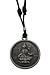 Pewter OM Symbol / Ganesh Pendant W/ Cord Necklace Hindu