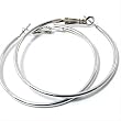 Hypo Allergienic Pipe Hoop Earrings Fashion Jewelry