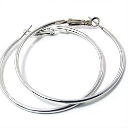Hypo Allergienic Pipe Hoop Earrings Fashion Jewelry