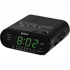 Sony ICF-C218 Automatic Time Set Clock Radio (Black)