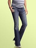 Gap Womens Maternity Demi Panel Boot Cut Jeans Faded Medium Wash