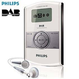Philips DA1103 MP3 Player With DAB Radio - 1GB Memory Capacity - Plays MP3 and WMA files - Built-in Mic for Voice Recording (mono)