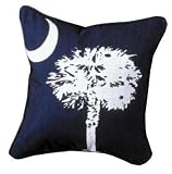 South Carolina Palmetto State Flag Decorative Throw Pillow 17 x 17