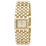 Women Gold Watch, AK Anne Klein Womens Gold-Tone Baguette Square Case Watch