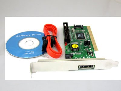 Via 3 Port 1 X eSATA External SATA + 2 Internal SATA + 1 IDE Controller PCI card