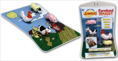 Farm Land Playset Toddle Waddle Ramp Walking Scooters
