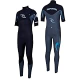 Rip Curl E-Bomb Pro Chest Zip Short Sleeve Fullsuit Surfing Wetsuit - 2/2mm