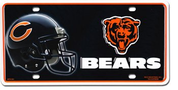 NFL License Plate - Chicago Bears