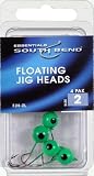 SOUTH BEND SPORTING GOOD FJH-2L FLOATING JIG HEAD SZ.2 LIME (pack of 12)