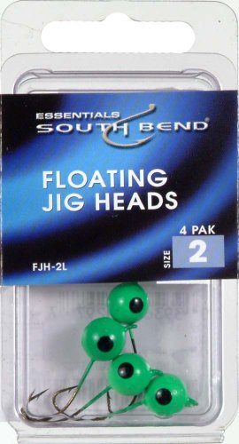 South Bend Floating Jig Head (Lime)