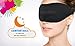 StarryBay 3D Ultra Soft Sleep Eye Mask - Breathable Shading Light Mask with Adjustable Strap for Maximizing rest in sleeping or Travel (Black)