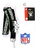 Oakland Raiders Lanyard with Ticket Holder and Logo Pin