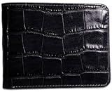 Jack Georges Croco Collection Bi-Fold with Flap Mens Wallet