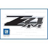 GMC Sierra Z71 4x4 Special decals stickers Black Gray - FSBG (2007-2013) bed side 1500 2500 HD (set of 2)