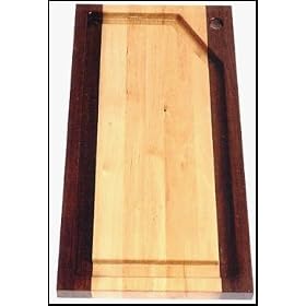 Click here to buy 18 Birch and Acacia Wood Oblong Reversible Cutting Board by Just@Home Catalog.