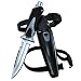 Hochwertiges Tusa Tauchermesser FK-210 mit Sägezahnschneide und Leinenkapper, silber