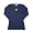 Antigua Michigan Women's Signature Rib Long Sleeve Tee (Small, Navy)