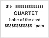 the Quartet  babe of the east (the Quartet, novel four)