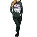 ROXY(ロキシー) ルームウエア スウェット セット レディース ブラック MBPO156-MBPT154-BLK Mサイズ