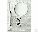Stainless Steel Extendable Wall Shaving Mirror
