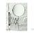 Stainless Steel Extendable Wall Shaving Mirror