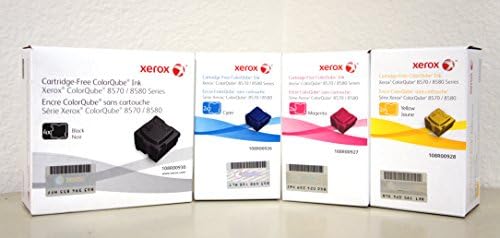 Genuine Xerox 108R00926 108R00927 108R00928 108R00930 for Phaser ColorQube 8570 8580 Ink Sticks (10 pack / 1 Set)