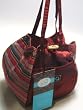 Della Q Red Rosemary Small Project Knitting Yarn Tote Bag 220-1