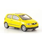 VW Fox, giallo, modello di automobile, modello prefabbricato, Norev 1:87 Modello esclusivamente da collezionedi Norev
