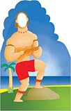 Advanced Graphics #553 Hawaiian Guy Stand-In Life-Size Cardboard Stand-Up