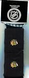 2 CHICAGO BLACKHAWKS DOUBLE WIDE NHL TEAM LOGO WRISTBANDS SWEATBANDS
