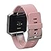 Fitbit Blaze Accessory Band, Classic, Pink, Large, V-Moro Silicon Bracelet Strap Replacement Band for Fitbit Blaze Smart Fitness Watch (Classic, Pink, Large)