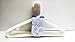 Merrick C87161PH WHT Super Heavy Weight White Tubular Hangers with Hooks
