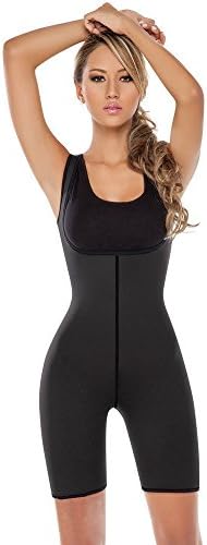 Emolly Neoprene Sauna FullBody Shaper Ultra Hot Sweat Sport Enhancing Bodysuit