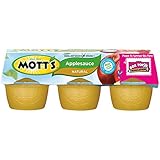 Mott's Natural Applesauce, 3.9 oz cups, 6 count