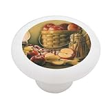 Apple Harvest Decorative High Gloss Ceramic Drawer Knob