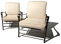 Strathwood St. Thomas Cast Aluminum Deep-Seating Motion Chair, Set of 2