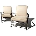 Strathwood St. Thomas Cast Aluminum Deep-Seating Motion Chair, Set of 2