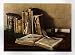 Old Books by Franco Betti. CANVAS ROLLED. 26.26 inches width by 19.00 inches height. Highest Quality Art Poster Print