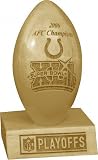 Indianapolis Colts - 2006 AFC Champions - Laser Engraved Mini Wood Football