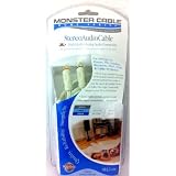 MONSTER CABLE STEREO RCA CABLES 8 FEET GOLD