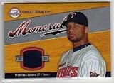 2007 Upper Deck Sweet Spot Francisco Liriano Game Used Jersey Baseball Card