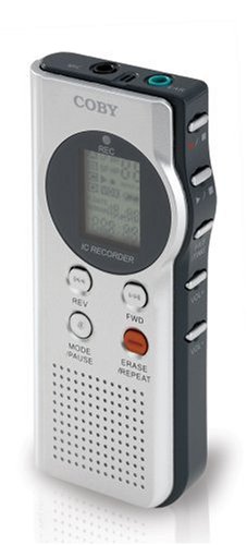 Coby CX-R189 Digital Voice Recorder with Integrated Speaker