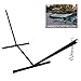 Apontus 12' Feet Hammock Heavy Duty Metal Steel Frame Hammock Spread Stand (Black)