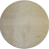 Mpi 10-Inch Unfinished Wood Baltic Birch Plaque, Circle
